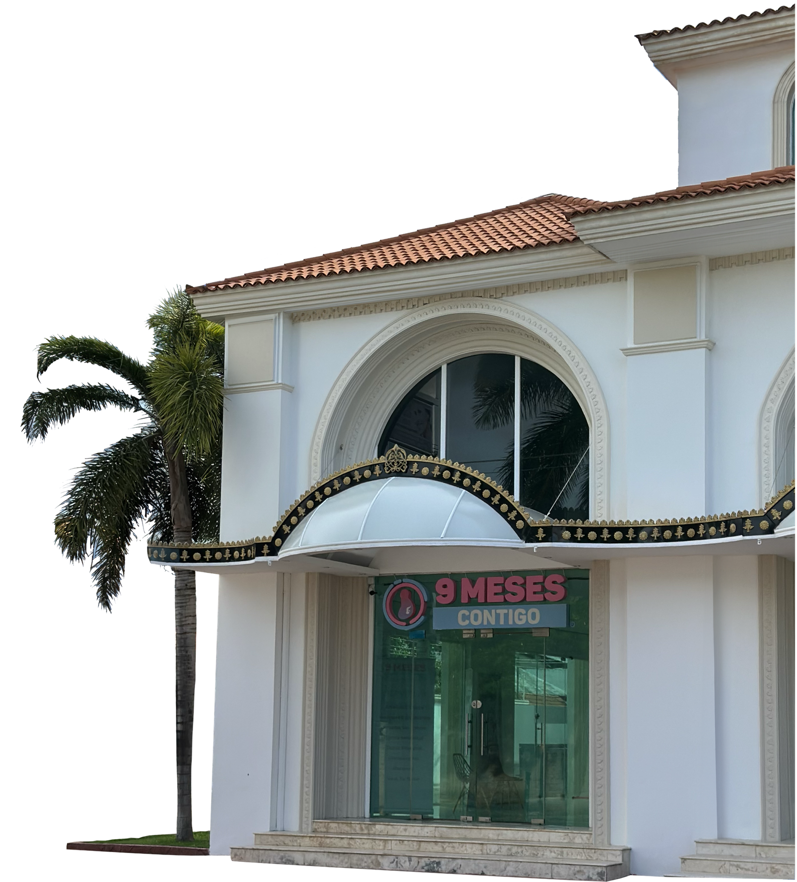 Fachada del Centro Médico 9 Meses Contigo en Mérida, Yucatán